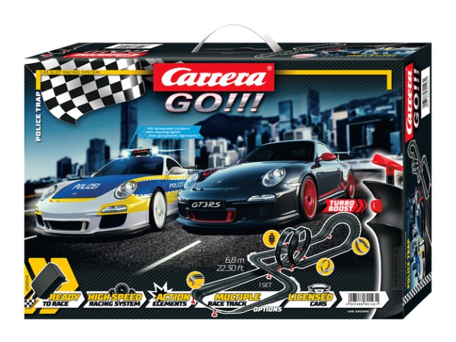 Greenhills Carrera GO!!! Police Trap Porsche GT3RS Racing Set 20080143 –  NEW – BS6 | Greenhills Garages
