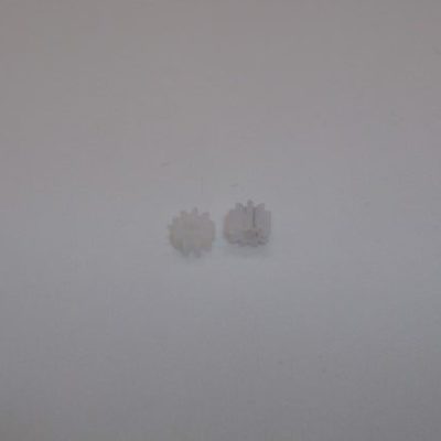 Greenhills Scalextric White 9 Toothed Pinion Pair - NEW - G2465