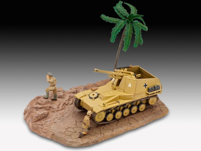 Greenhills Revell Military Tank Kit Sd.Kfz.124 Wespe 03334 1.76 Scale - NEW - RPC006 - Image 2