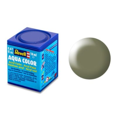 Greenhills Revell Aqua Colour Acrylic Paint Greyish Green Silk Matt 18ML 36362 - NEW - C5383