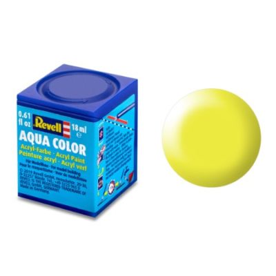 Greenhills Revell Aqua Colour Acrylic Paint Luminous Yellow Silk Matt 18ML 36312 - NEW - C5395
