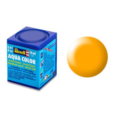 Greenhills Revell Aqua Colour Acrylic Paint Lufthansa Yellow Silk Matt 18ML 36310 - NEW - C5397