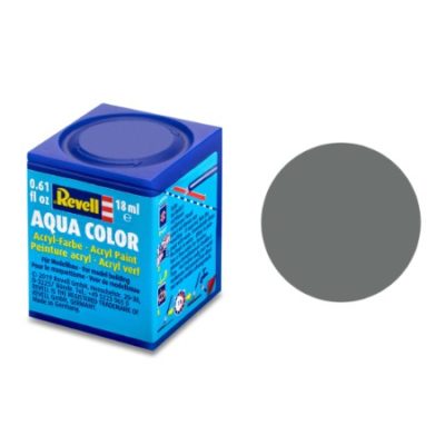 Greenhills Revell Aqua Colour Acrylic Paint Mouse Grey Matt 18ML 36147 - NEW - C5414