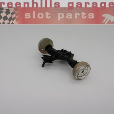 Greenhills Scalextric Formula Junior Guide Axle & Chrome Wheels - Used - P7376