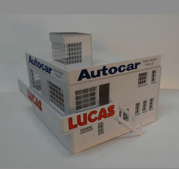 Greenhills Slot Car Building Kit Goodwood Clubhouse 132 Scale Brand