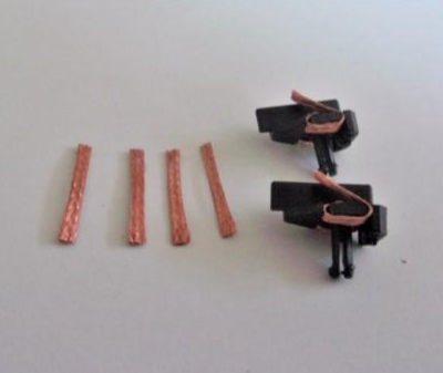 Greenhills Slot Spares 2 x Long Stem Guide Blades + 4 Braids 100% Copper - New - G3569