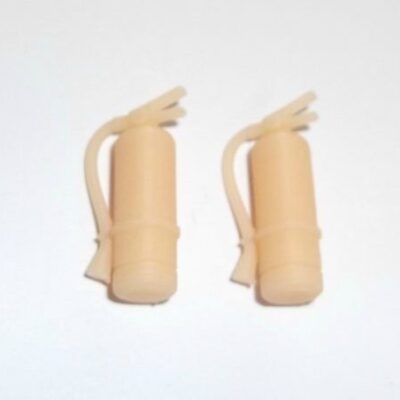 Greenhills Slot Car Fire Extinguisher Pair Unpainted - NEW - MACC593