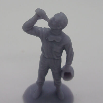 Greenhills Slot Car Vintage Driver with Drink - Unpainted - 1:43 Scale - NEW - GP29