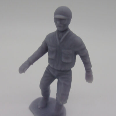 Greenhills Slot Car Vintage Driver in Helmet - Unpainted - 1:43 Scale - NEW - GP26