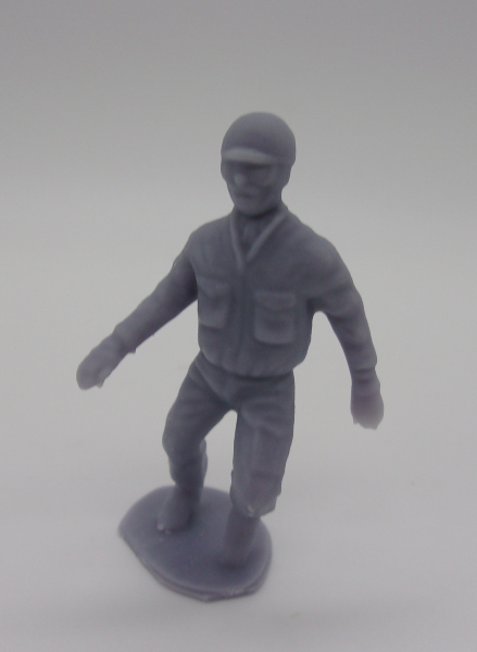 Greenhills Slot Car Vintage Driver in Helmet - Unpainted - 1:43 Scale - NEW - GP26