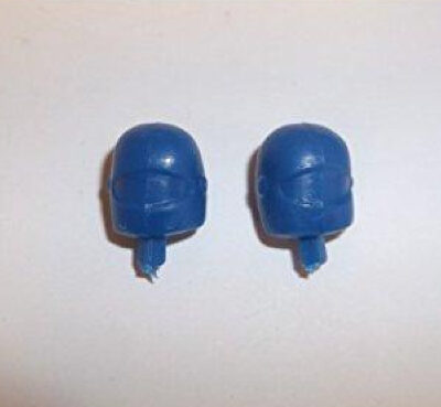 Greenhills Blue Repro Heads for Scalextric Motorbike & Sidecar - NEW - G940