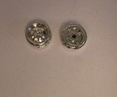 Greenhills Wheel Pair for Scalextric Lister / D-Type Jaguar C56, C91 & C60 - NEW - G304