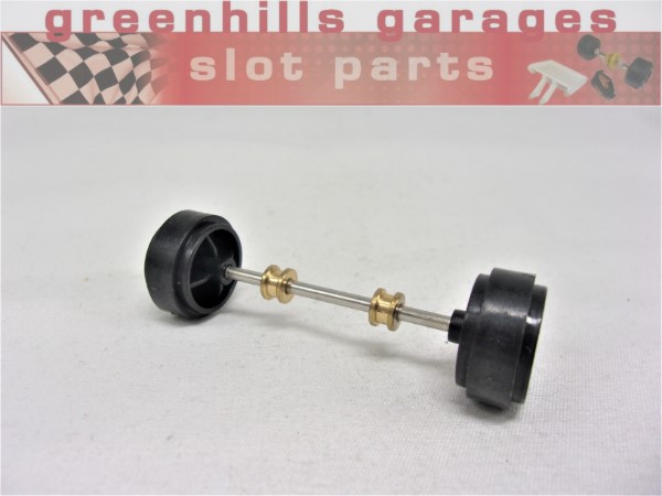 Greenhills Carrera Evolution 27620 Lamborghini Huracan Orange F1 Racing Team No 563 Front Axle+Wheels -New- P8459** - Image 2