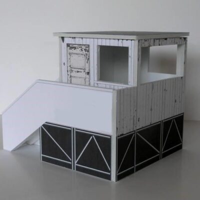 Greenhills Slot Car Building Goodwood Marshals Post Kit 1:43 Scale - Brand New - MACC956