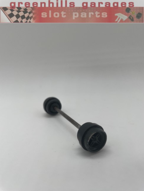 Greenhills Scalextric Rear Trailing Axle & Wheels for March 240 C129 C131 - P7703