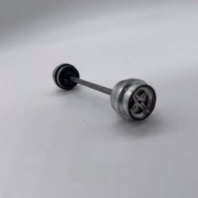 Greenhills Scalextric March 240 Front Axle & Wheels C129 C131 - Used - P8596