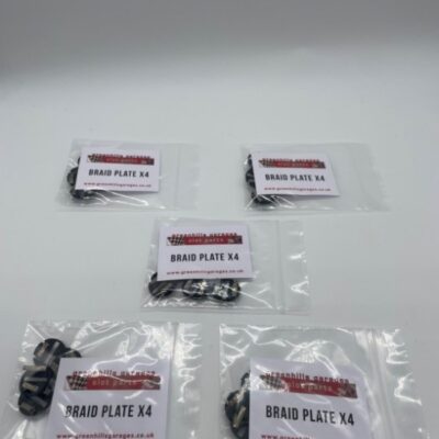 Greenhills 5 x Pack of 4 Quick Fit Pick Up Braid Plates for Scalextric - NEW - G4371