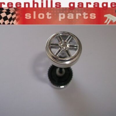Greenhills Scalextric Chrome Rear Axle For Nissan 350Z - Used - P4938 ##x