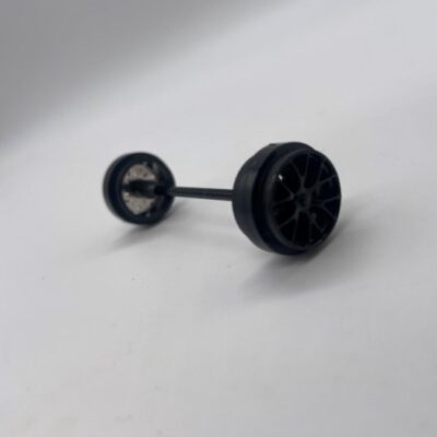 Greenhills Scalextric Chevrolet Corvette C6R Front Axle & Wheels - Used - P8764