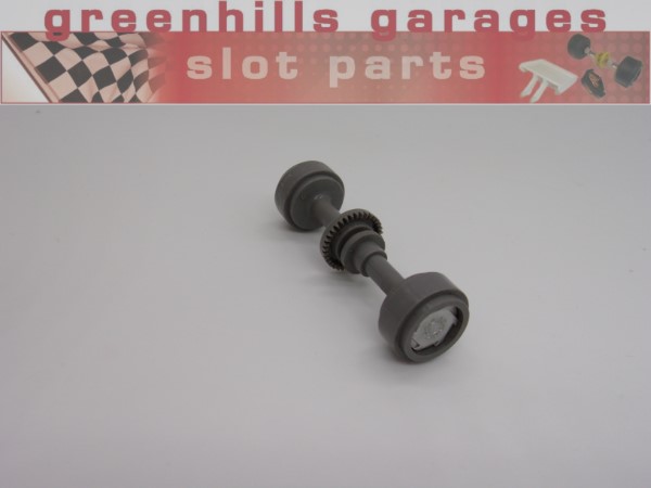 Greenhills Scalextric Ford Fiesta XR2i Rear Axle & Wheels - Used - P7393 ##x - Image 2