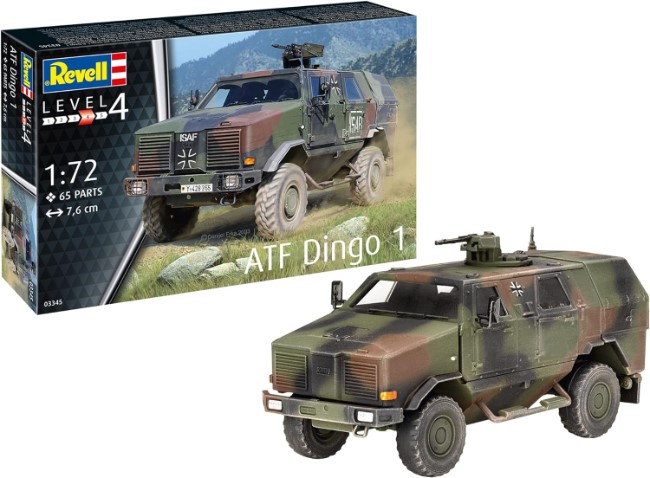 Greenhills Revell Military Kit ATF Dingo 1 Vehicle 03345 1.72 Scale - NEW - RPC051 - Image 2