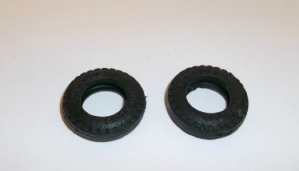 Greenhills 1960's Dunlop Tyre Pair (23mm Diameter) for Scalextric - New - G313 - Image 2