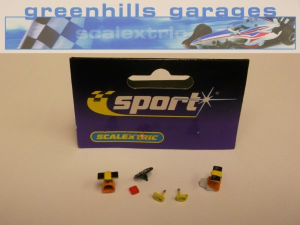 Greenhills Scalextric Renault R28 C2864 Mirrors + Airbox + Cameras + etc W9715 - NEW - G661