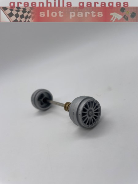 Greenhills Carrera Evolution Audi R10 Front Axle & Wheels - Used - P8517