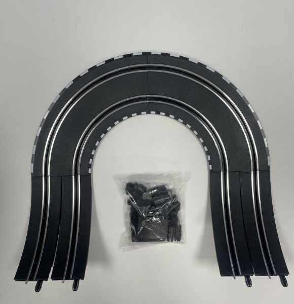 MT838 - Greenhills Carrera GO!!! 180 Degree Corner Up Turns + Supports - NEW - BW