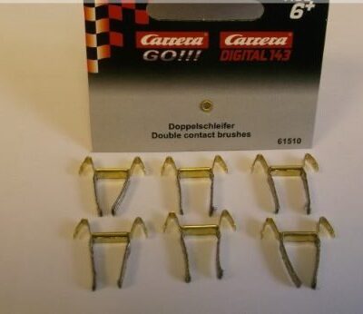 Greenhills Carrera Go!!! Double Contact Brushes / Braids x 6 - NEW - G1140