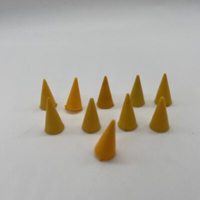 Greenhills Scalextric Yellow Marker Cones x 10 - Used - ACC2817
