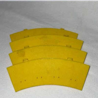 Greenhills Scalextric Standard Curve Yellow Inner Borders T42 - Used - MACC916