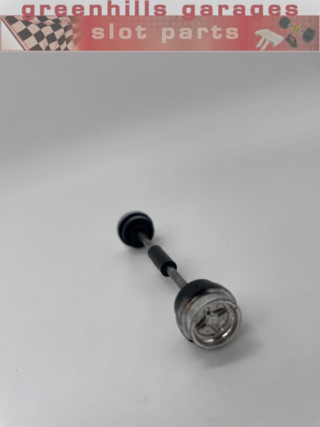 Greenhills Scalextric Renault RS01 Toshiba C233 Front Axle & Wheels - Used - P10013