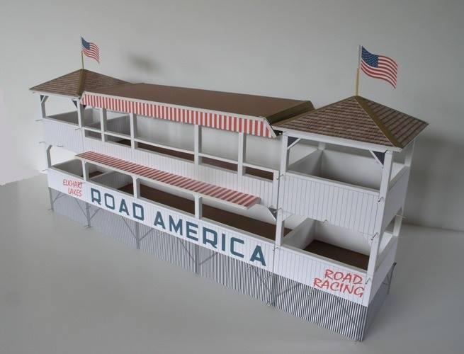Greenhills Slot Car Building Road America Pagoda Kit 1:43 Scale - Brand New - MACC634