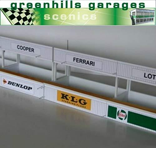 Greenhills Slot Car Building Goodwood Pit Boxes Kit 1:43 Scale - Brand New - MACC311 - Image 2