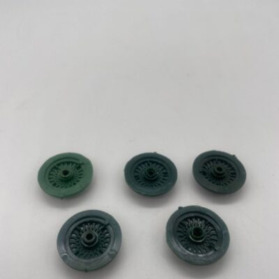 Greenhills Scalextric Bentley 3L Inner Wheels x 5 C64 C305 - Spares or Repair - P10062