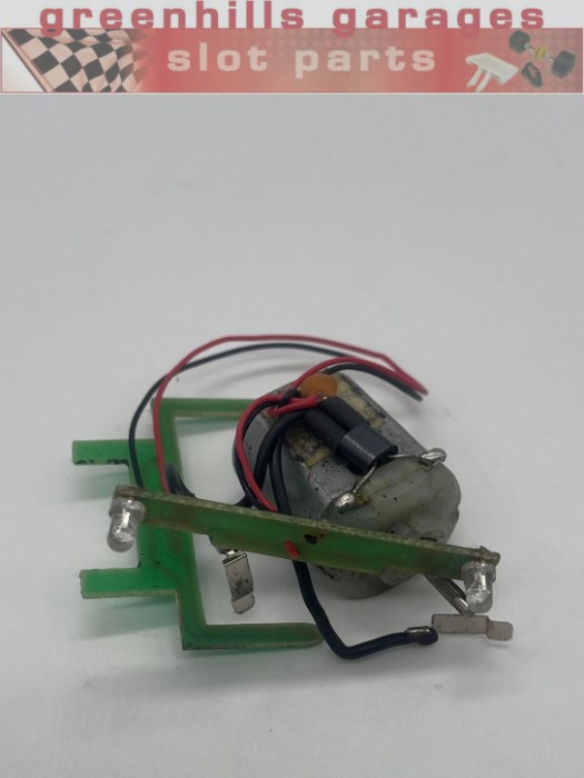 Greenhills Scalextric Ford Focus Full Lighting Loom + Engine + Braid Plate Shoes - Used - P10121