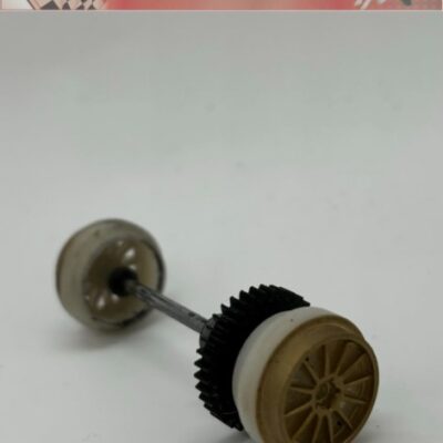 Greenhills Scalextric Lotus Evora Gold Rear Axle & Wheels - Used - P10173