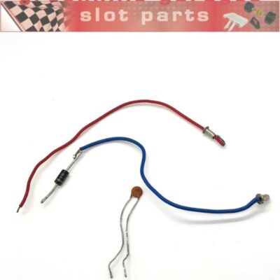 Greenhills Scalextric Datsun 4x4 Wiring & Resistors Set - Used - P4122