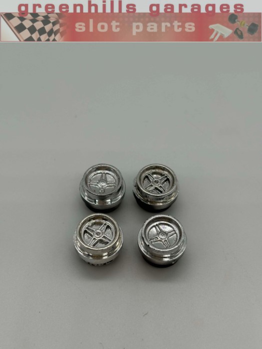 Greenhills Scalextric MG Metro 6R4 Wheel Hubs x 4 - Used - P10209