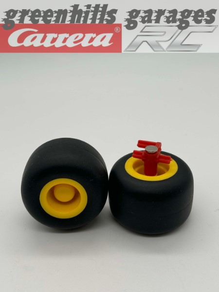 Greenhills Carrera RC Mario Kart Pipe Kart Front Wheel Pair - Used - CRCP376