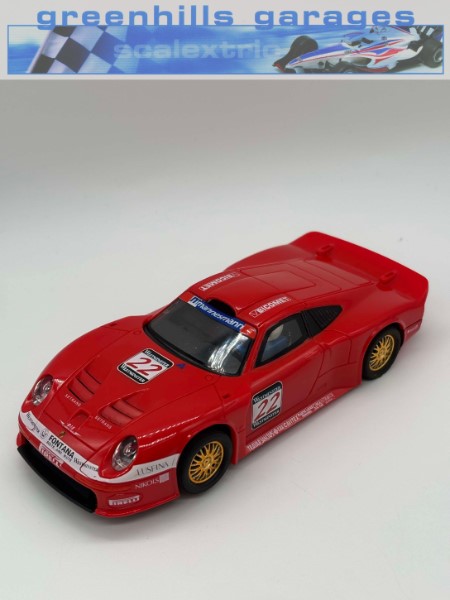 Greenhills Scalextric Porsche 911 GT1 Lucchini C2092 - Used - 23773