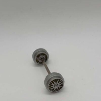 P10327 - Greenhills Scalextric Opel Vauxhall Vectra Front Axle & Wheels - Used