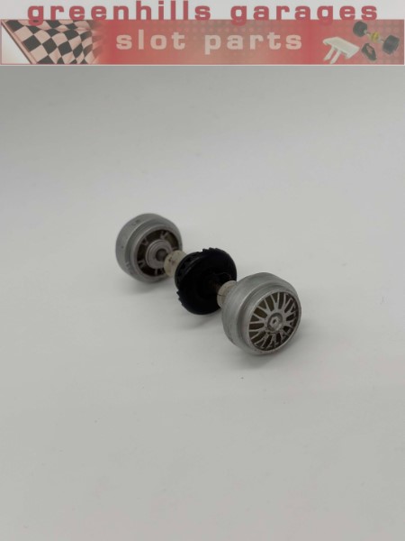 P10309 - Greenhills Scalextric Opel Vauxhall Vectra Rear Axle & Wheels - Used