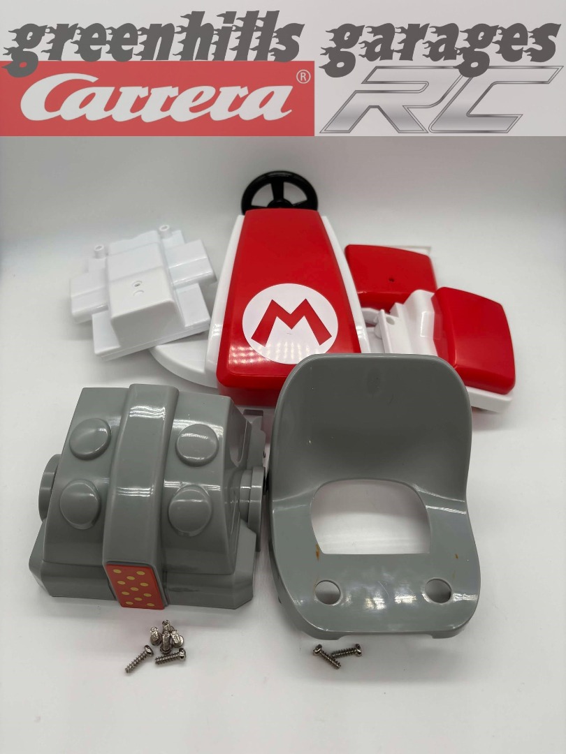 Greenhills Carrera RC Mario Kart Race Kart 1.16 Scale Seat & Upper Body Parts - NEW - CRCP389