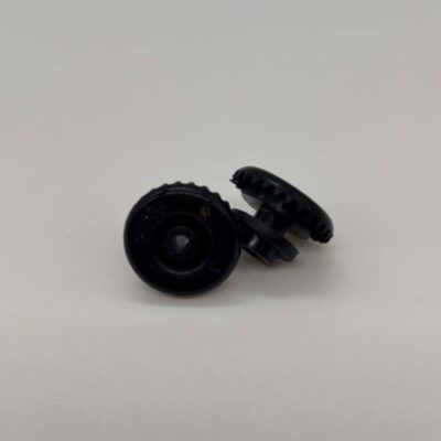Greenhills Scalextric Black Gear Wheel Pair - Used - P10365