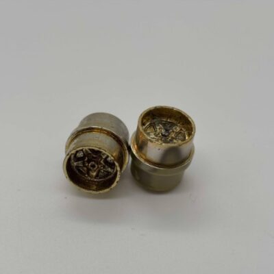 Greenhills Scalextric Porsche 935 / 911 Gold Wheel Hub Pair - Used - P10364