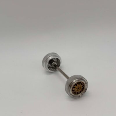 Greenhills Scalextric Porsche 911 GT3R New Century C2665 Front Axle & Wheels - Used - P10368