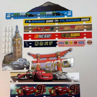 Greenhills Carrera GO!!! Disney Pixar Cars set of Barriers x 8 & Clips x 15 - NEW - MACC1014