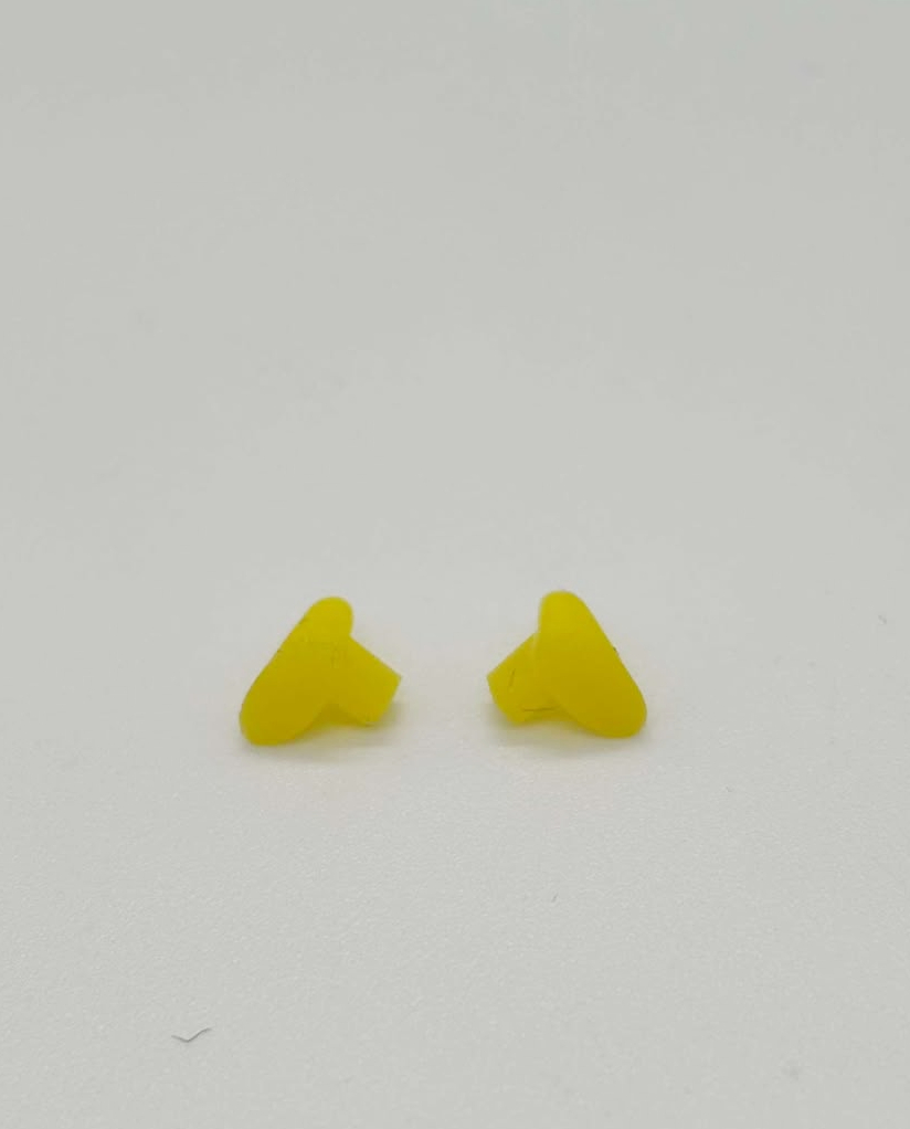 Greenhills Yellow Wing Mirror Pair for Scalextric Porsche 911 GT1 - NEW - GP126 - Image 2